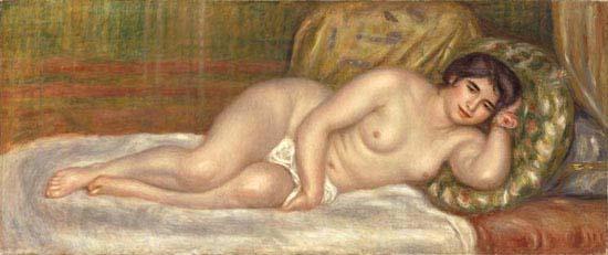 Pierre-Auguste Renoir Woman on a Couch